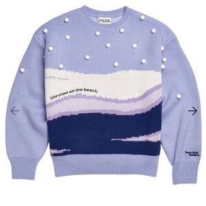Like Snow on the Beach Sweater Taylor Swift Holiday Collection Midnights, NWT, L